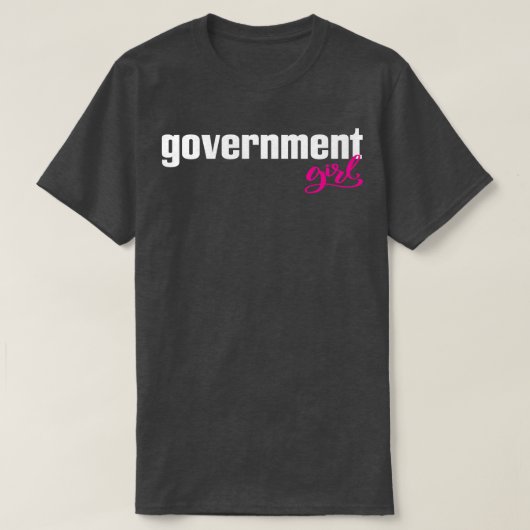 Regierungsmädchen T-Shirt (Design vorne)