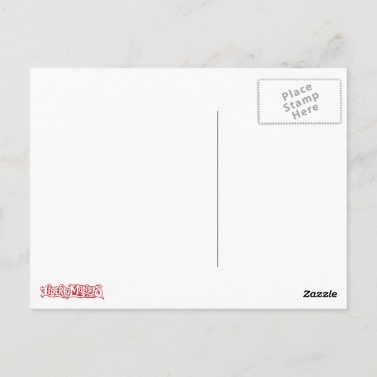 Regierungswarnung Postkarte (Rückseite)