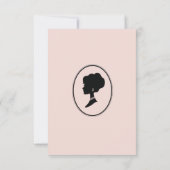 Regiezeit Florals Bridgerton Brautparty Einladung (Rückseite)