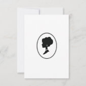 Regiezeit Florals Bridgerton Brautparty Einladung (Rückseite)