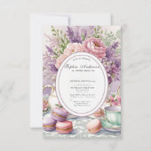 Regiezeit Florals Bridgerton Brautparty Einladung (Vorderseite)