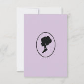 Regiezeit Florals Bridgerton Brautparty Einladung (Rückseite)