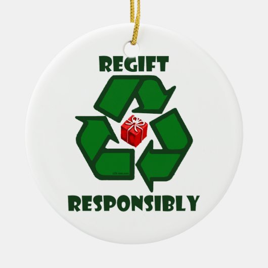 Regift verantwortlich keramikornament (Vorne)
