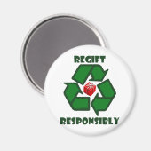 Regift verantwortungsbewusst magnet (Vorderseite/Rückseite)