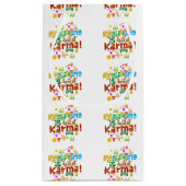 Regifting ist Bad Karma Kleine Geschenktüte (Rückseite)