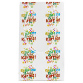 Regifting ist Bad Karma Kleine Geschenktüte (Vorderseite)