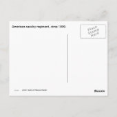 Regiment der amerikanischen Armee 1899 Postkarte (Rückseite)