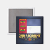 Regiment, North Carolina Staat Troops Magnet (Vorderseite/Rückseite)