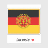 Regimentalfarben von NVA (Ostdeutschland) Aufkleber (Blatt)