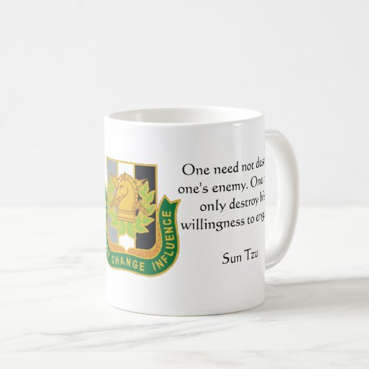 Regiments Psyop, man braucht, nicht irgendjemandes Kaffeetasse (VorderseiteRechts)