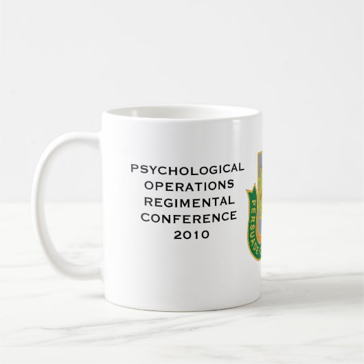 Regiments Psyop, man braucht, nicht irgendjemandes Kaffeetasse (Links)