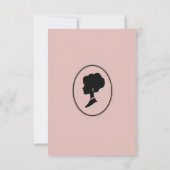 Regimezeit Florals Bridgerton Brautparty Invit Einladung (Rückseite)