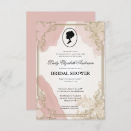 Regimezeit Florals Bridgerton Brautparty Invit Einladung