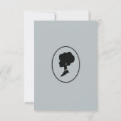 Regimezeit Florals Bridgerton Brautparty Invit Einladung (Rückseite)