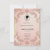 Regimezeit Florals Bridgerton Brautparty Invit Einladung (Vorderseite)