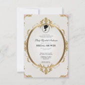 Regimezeit Florals Bridgerton Brautparty Invit Einladung (Vorderseite)