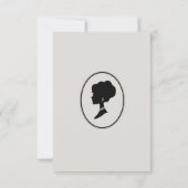 Regimezeit Florals Bridgerton Brautparty Invit Einladung (Rückseite)