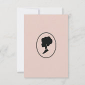 Regimezeit Florals Bridgerton Brautparty Invit Einladung (Rückseite)