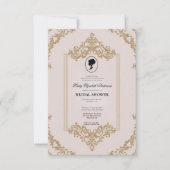 Regimezeit Florals Bridgerton Brautparty Invit Einladung (Vorderseite)