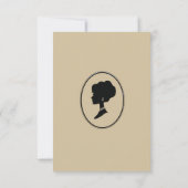 Regimezeit Florals Bridgerton Brautparty Invit Einladung (Rückseite)