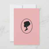 Regimezeit Florals Bridgerton Brautparty Invit Einladung (Rückseite)