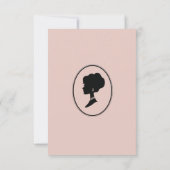 Regimezeit Florals Bridgerton Brautparty Invit Einladung (Rückseite)