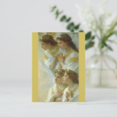 Regina Angelorum, Bouguereau 1900, Detail Angels Postkarte (Stehend Vorderseite)