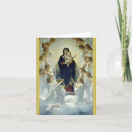 Regina Angelorum ... Bouguereau Feiertagskarte