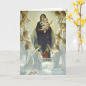 "Regina Angelorum" Karte (Gelbe Blume)