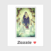 Regina Angelorum - William-Adolphe Bouguereau Aufkleber (Blatt)