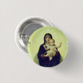 Regina Angelorum - William-Adolphe Bouguereau Button (Vorne & Hinten)