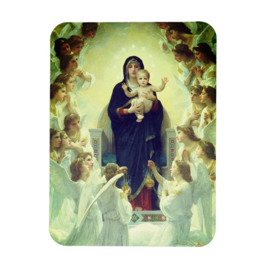 Regina Angelorum - William-Adolphe Bouguereau Magnet (Vertikal)
