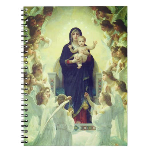 Regina Angelorum - William-Adolphe Bouguereau Notizblock (Vorderseite)