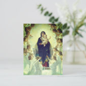 Regina Angelorum - William-Adolphe Bouguereau Postkarte (Stehend Vorderseite)