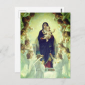 Regina Angelorum - William-Adolphe Bouguereau Postkarte (Vorne/Hinten)