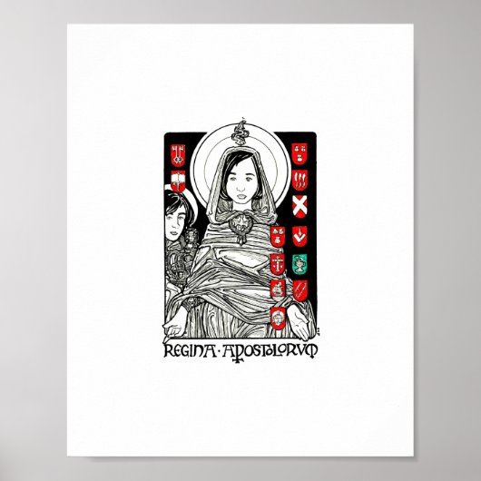 Regina Apostolorum 8" x 10" Print Poster (Vorne)