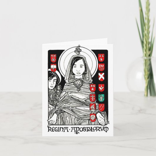 Regina Apostolorum Notecard Karte (Vorderseite)