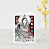 Regina Apostolorum Notecard Karte (Gelbe Blume)