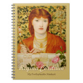 Regina Cordium CC0652 My Pre-Raphaelite Notebook Notizblock (Vorderseite)