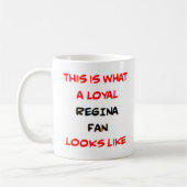 regina fan, loyal kaffeetasse (Links)