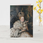 Regina - geklappte Grußkarte Karte (Gelbe Blume)