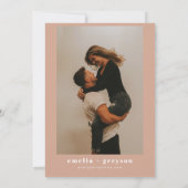 REGINA Glam Rose Gold Sequins Disco Einladung (Rückseite)