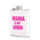 Regina ist meine Königin Flachmann (Links)