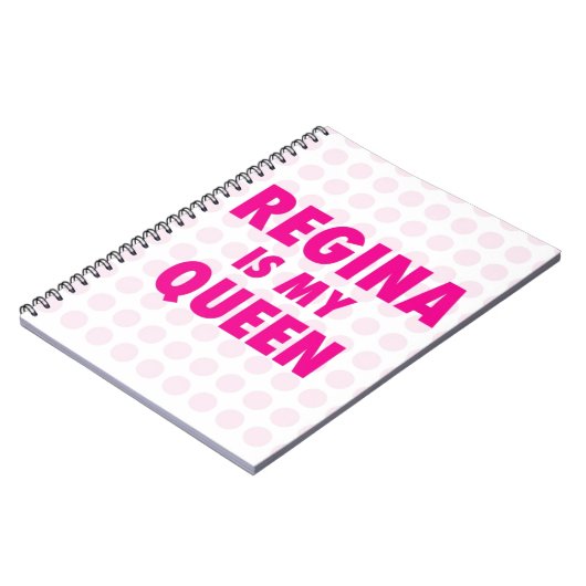 Regina ist meine Königin Notizblock (Linke Seite)