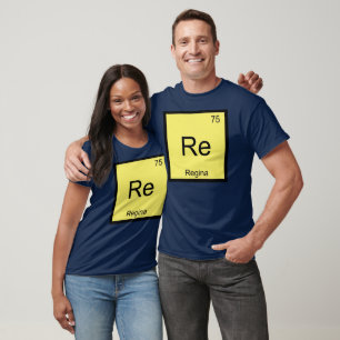 Regina Name Chemie Element Periodensystem T-Shirt