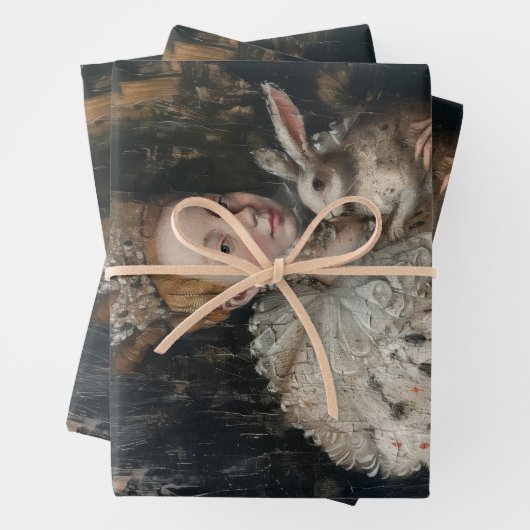 Regina - Ölgemäldepapier Geschenkpapier Set (Beispiel)