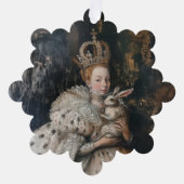 Regina - Papierkartendekoration Ornament Karte (Vorderseite)