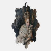 Regina - Papierkartendekoration Ornament Karte (Rechts)