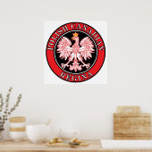 Regina Polnischer Adler Poster (Küche)
