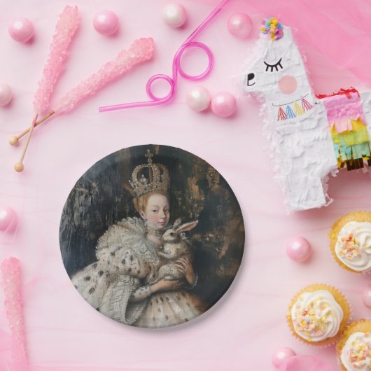 Regina - Rundpapier-Teller Pappteller (Party)